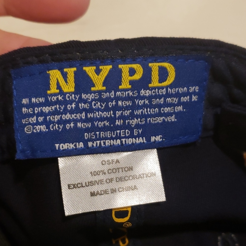 NYPD Baseball Hat - Picture 5 of 5